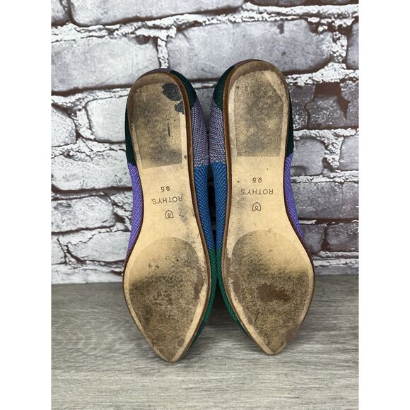 Rothys Fabric Pointed Toe Textile Slip On Ballet Flats Women’s Sz 9.5M US/40.5EU - Picture 10 of 16